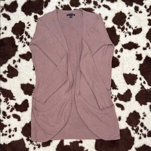 Women's Pink Sweater Cardigan